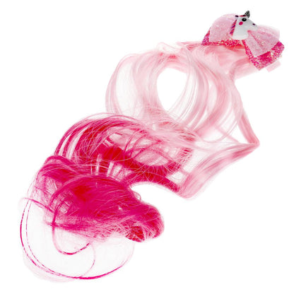 Les accessoires pour/devotchek ЭНЧЕНТИМАЛС прядь волос на заколке (фуксия) в пак. МИЛАЯ ЛЕДИ уп-10шт в кор50уп