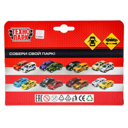 Машина металл HYUNDAI ELANTRA, 11,4 см, двери, инерция, кор. Технопарк в кор.2*48шт