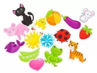 Пластик на губках "Цвета" 10KOR PLASTIC