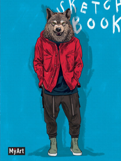 MyArt. СКЕТЧБУК "НА СТИЛЕ" ВОЛК