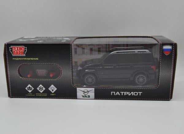 Машина р/у UAZ ПАТРИОТ 19 см, свет, черн, кор. Parc technologique en cor.2*24шт