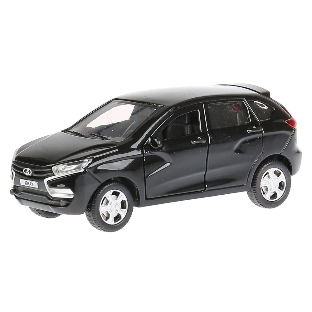XRAY-BK Машина металл LADA XRAY, 12см, открыватель. двери, инерц, черный 9818 в кор. Технопарк в кор.2*36