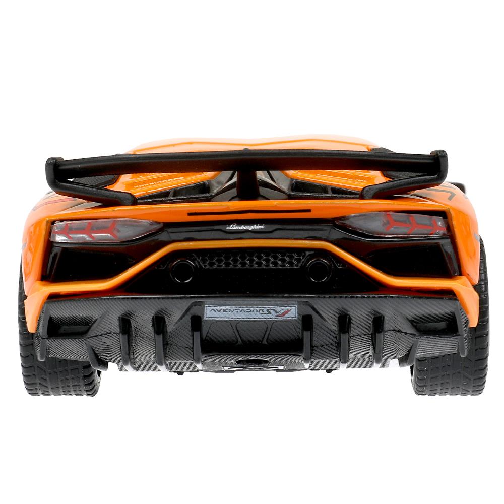 Машина металл свет-звук lamborghini aventador svj, 15,5 см, двери, инерция Технопарк в кор.2*24шт