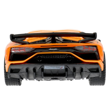 Машина металл свет-звук lamborghini aventador svj, 15,5 см, двери, инерция Технопарк в кор.2*24шт