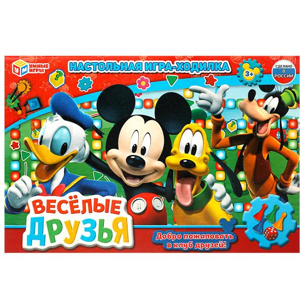 Весёлые друзья. Настольная игра-ходилка. 217х330х27 мм. Умные игры в кор.20шт