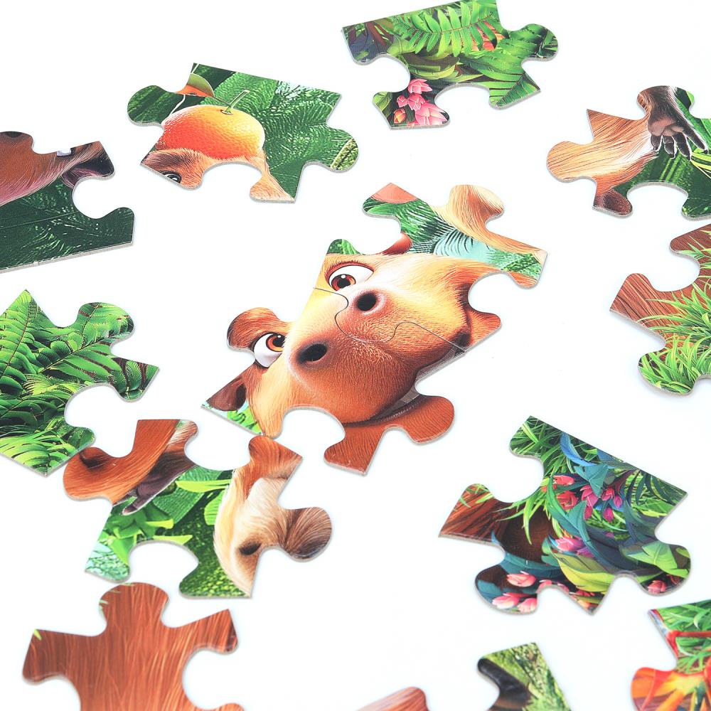 Милые друзья. Пазлы в коробке 35 деталей МАКСИ. 180х127х35 мм. Умные игры. в кор.24шт