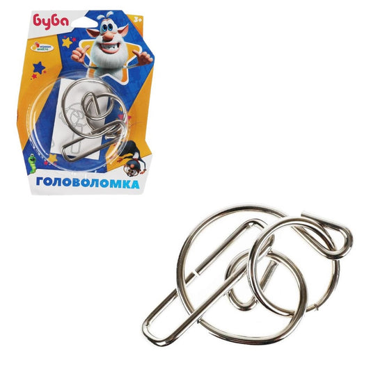 2009K419-R325148 Головоломка мет. БУБА блист.13,4*10,2*4см ИГРАЕМ ВМЕСТЕ в кор.2*240шт