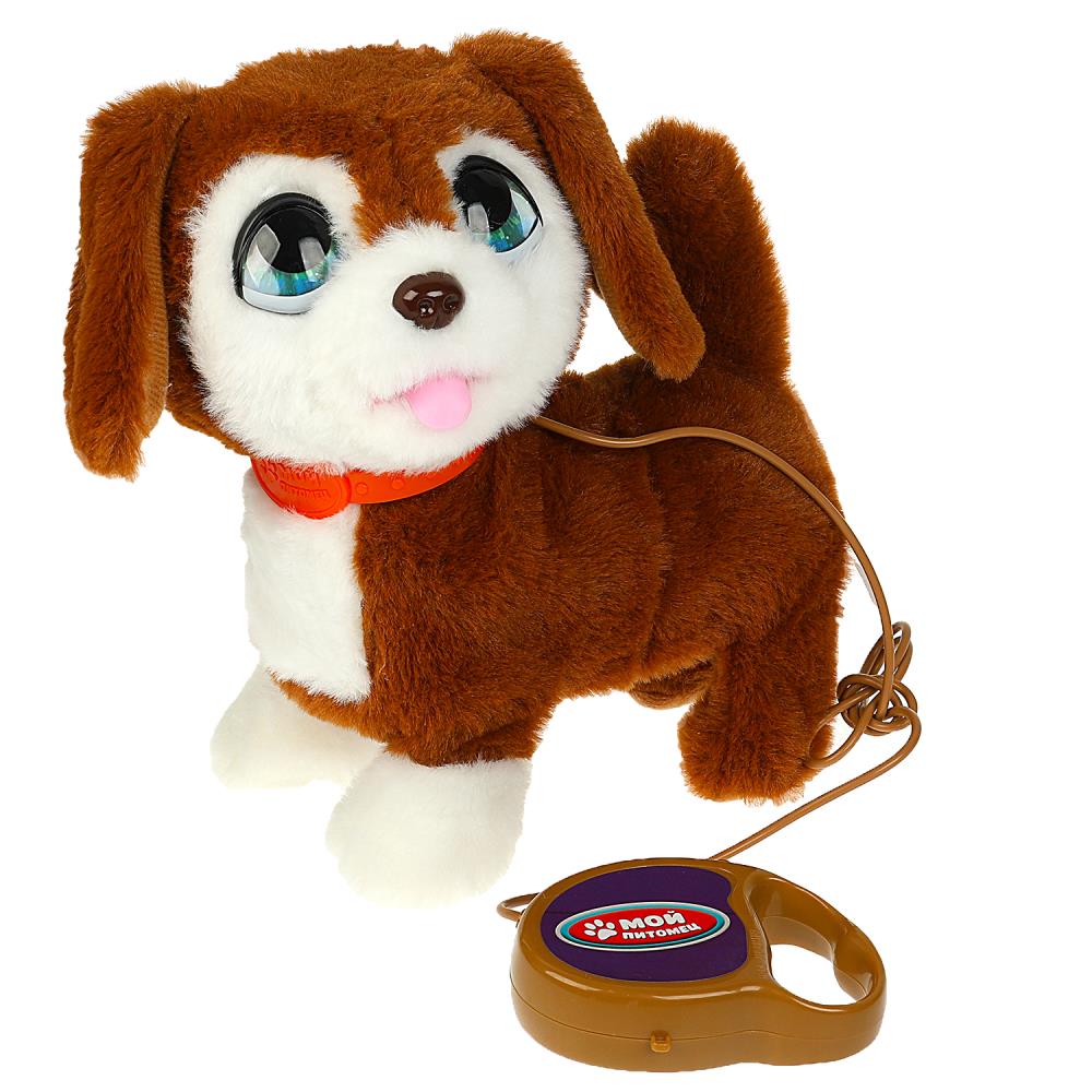 Интерактивный щенок Джим 22см, ходит, озвучен, голова поворачив., в кор. МОЙ ПИТОМЕЦ в кор.12шт