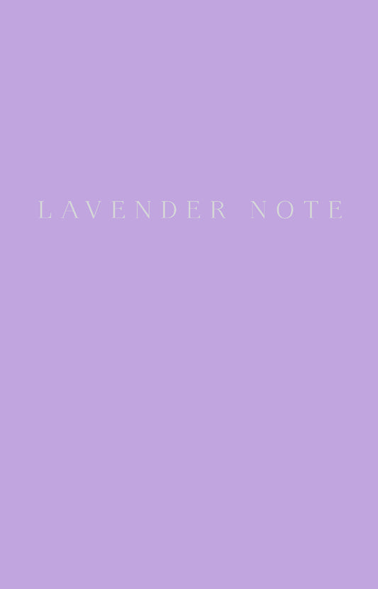 Lavender Note. Мои лавандовые мечты. Блокнот с цветными страницами (обложка на ткани)