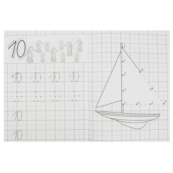 Цифры. 4-5 лет. Прописи для детского сада 215х160 мм. Скрепка. 16 стр. Умка в кор.50шт