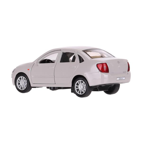 Машина металл LADA granta 11,5 см, двери, инерц, серебристый, кор. Технопарк в кор.2*36шт