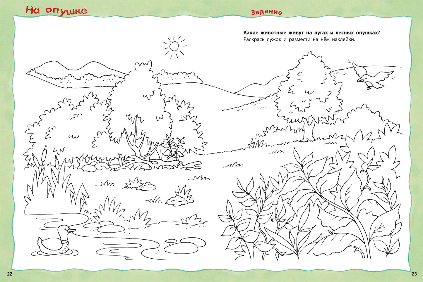 Кто живёт на опушке? Книжка-активити с развивающими заданиями, головоломками, наклейками (СНИЖЕНА ЦЕНА)