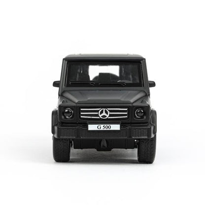Машина металл MERCEDES-BENZ G-CLASS МАТОВЫЙ 12 см, двер, багаж, черный, кор. Технопарк в кор.2*36шт