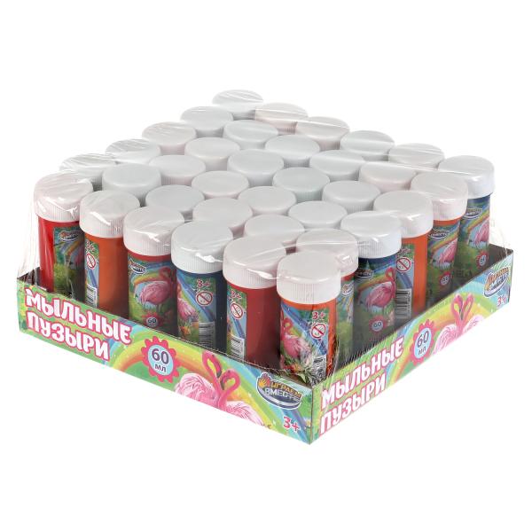 Мыльные пузыри flamingo 60ml ИГРАЕМ ВМЕСТЕ jusqu'à 36шт dans кор.6уп