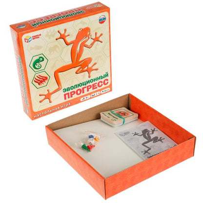 Progrès évolutif. Настольная игра-квадрат. 40 cartes. 250х250х55mm. Умные игры в кор.10шт