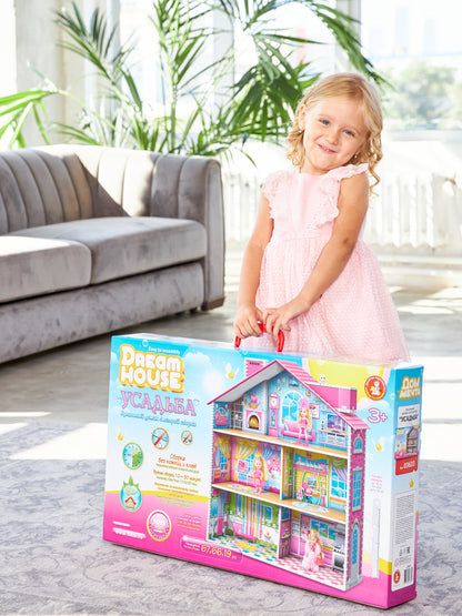 Кукольный домик быстрой сборки. Dream House. "Усадьба"