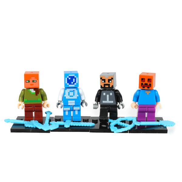 Конструктор фигурки мой мир - 4 шт. Город мастеров в кор.2*120шт