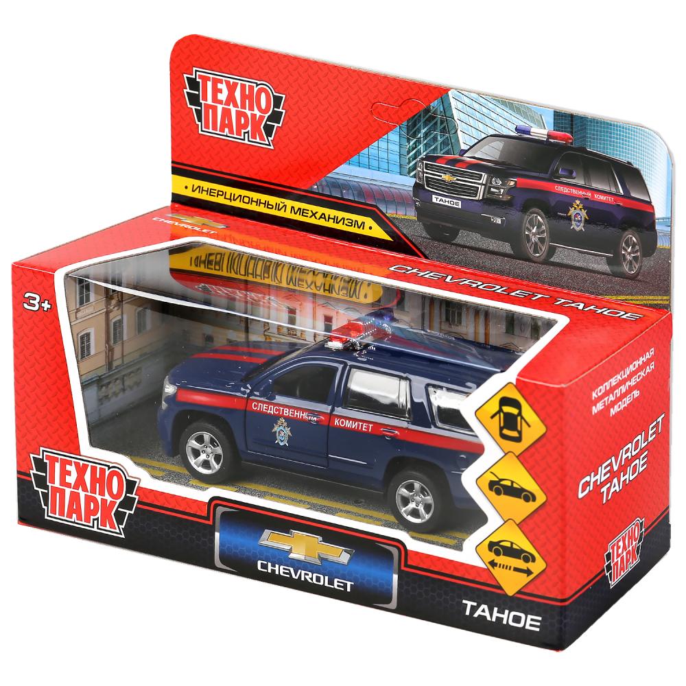 Машина металл "chevrolet tahoe следственный комитет" 12см,инерц.,синий в кор. Parc technologique dans le cor.2*36шт