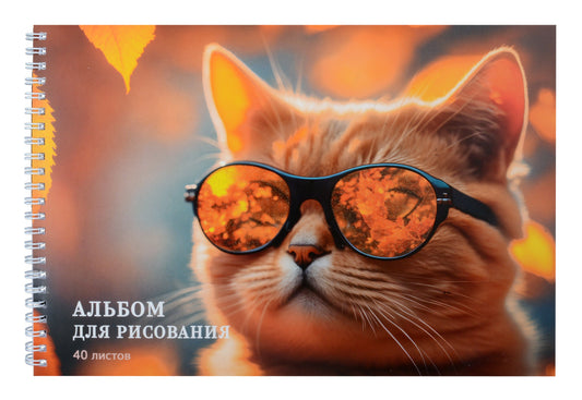 Album pour ris.40л,Котик в очках,АСБ402530