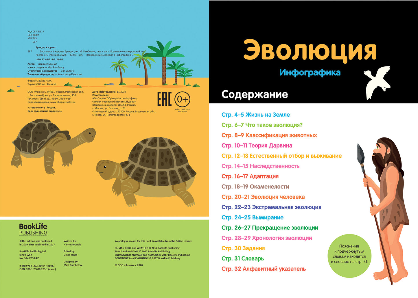 Эволюция: инфографика