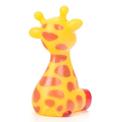 Игрушка пластизоль для ванны жираф, в сетке КАПИТОШКА в кор.2*144шт