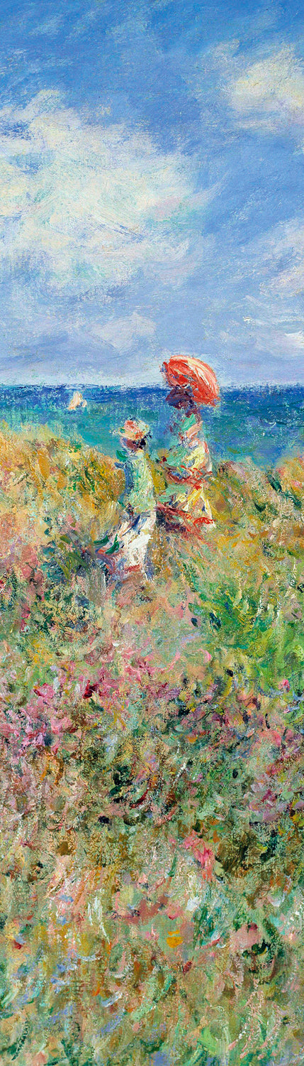 Закладка с резинкой. Клод Моне. Прогулка по скалам Пурвиля (Арте)