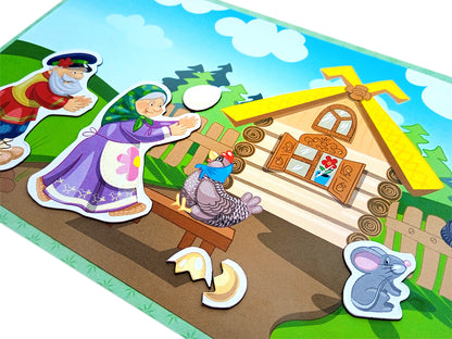 Игра магнитная "В гостях у сказки" Серия Магнитные истории (европодвес)