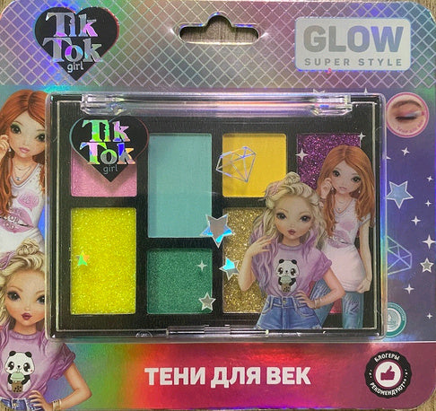 Косметика ДЛЯ ДЕВОЧЕК тени для век,7 г. TIK TOK GIRL в кор.30*12шт