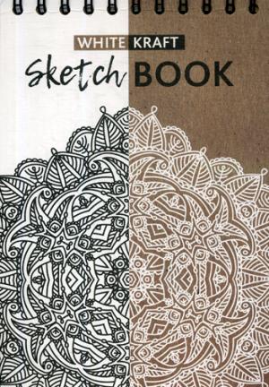 Скетчбук 100л,А5,нелин, White Kraft