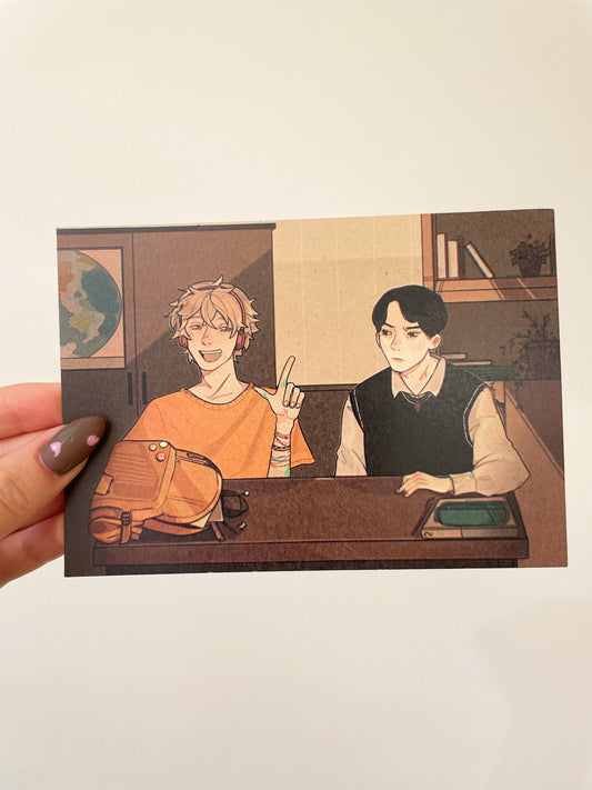 Лишний в его игре. Открытка 2