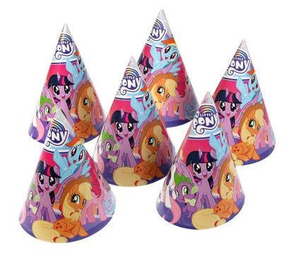 Праздничные колпачки МОЙ МАЛЕНЬКИЙ ПОНИ набор из 6 шт, Товары для праздника в кор.96наб