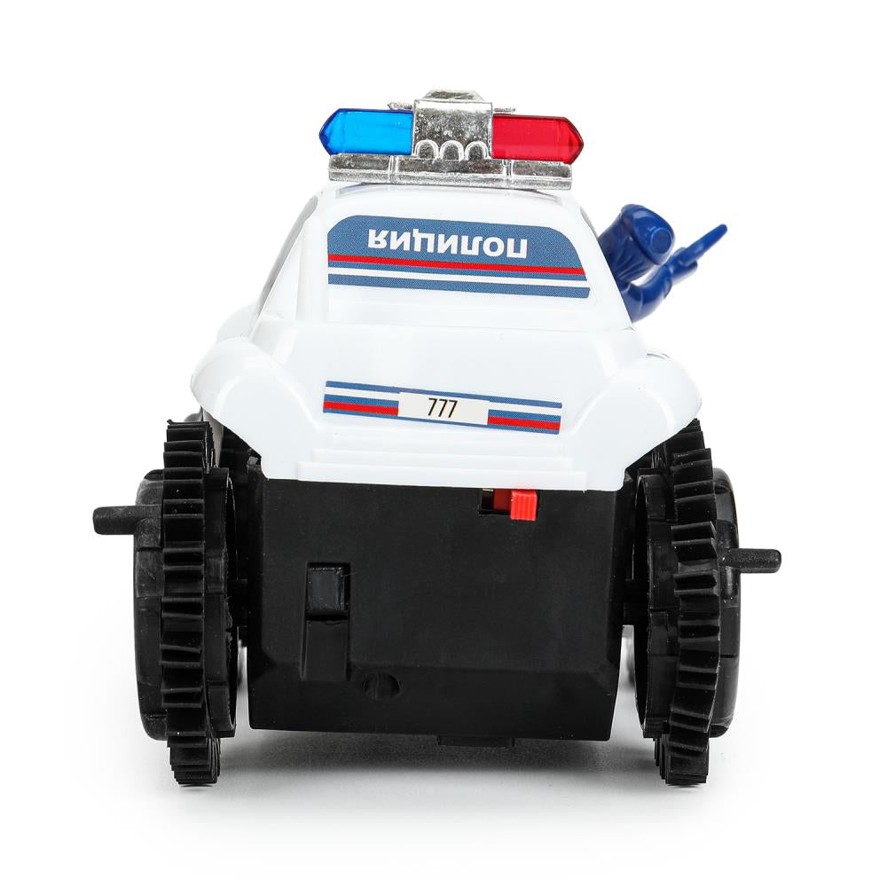 Машина-перевертыш на бат.свет, кор.11,5*9*9см ТЕХНОДРАЙВ в кор.2*96шт