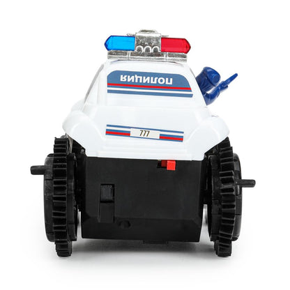 Машина-перевертыш на бат.свет, кор.11,5*9*9см ТЕХНОДРАЙВ в кор.2*96шт