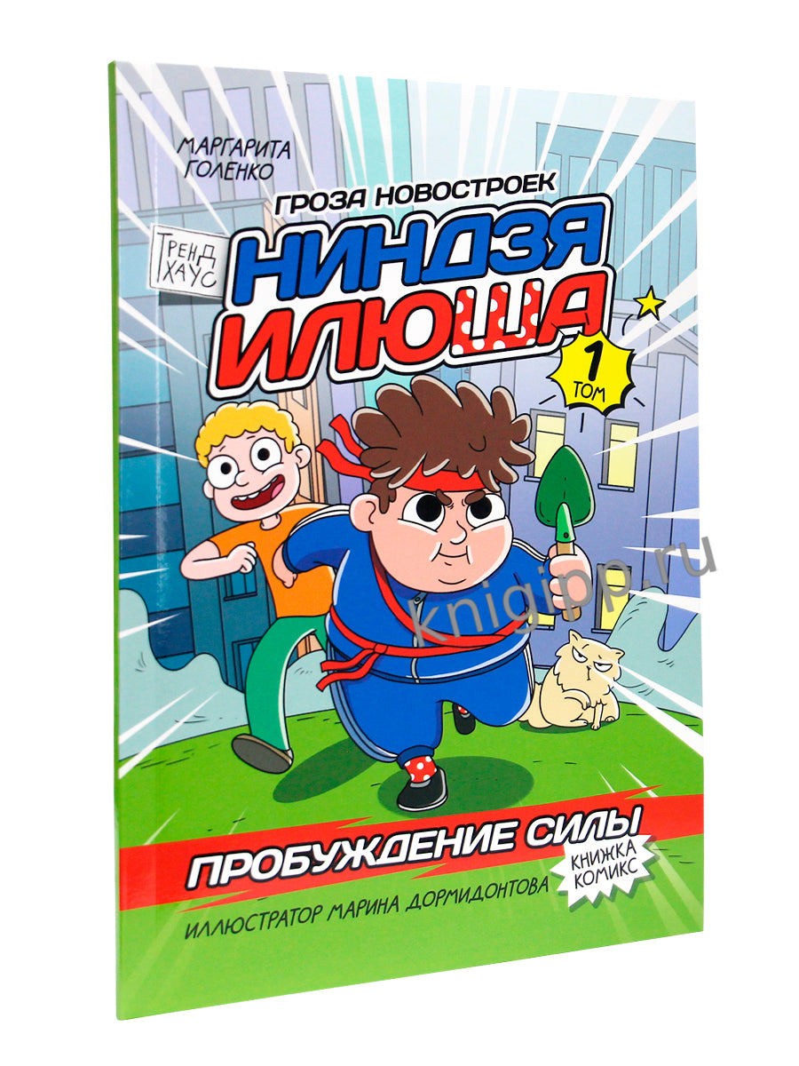 КНИЖКА-КОМИКС. НИНДЗЯ ИЛЮША. Том 1. Пробуждение силы