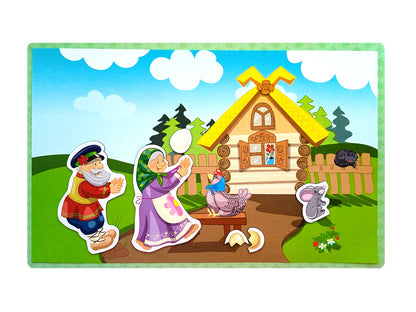 Игра магнитная "В гостях у сказки" Серия Магнитные истории (европодвес)