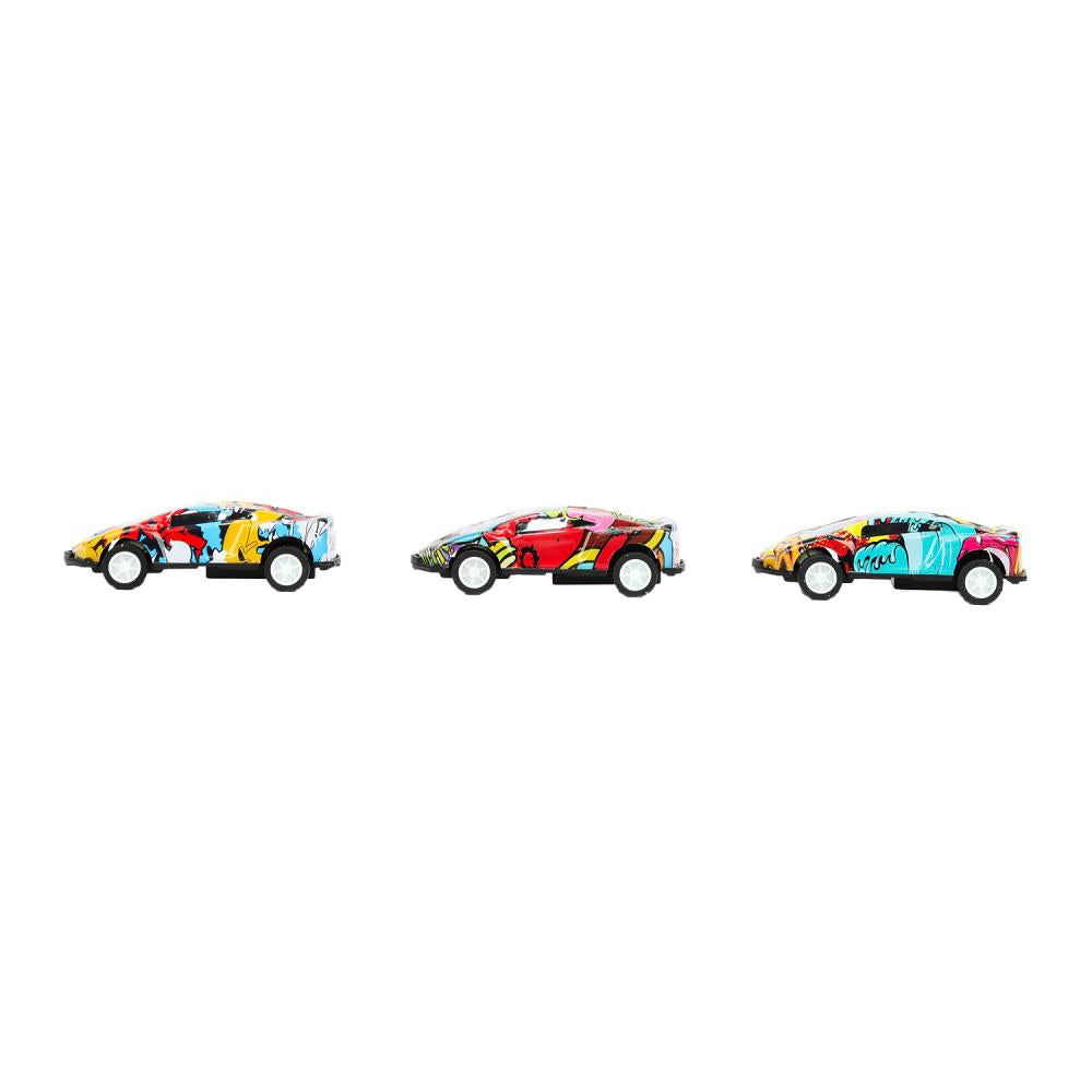 Machine en métal Hot Wheels Hot Wheels pour 7 cm, 3 pièces, dans un assortiment, couleur. Parc technologique en cor.2*120