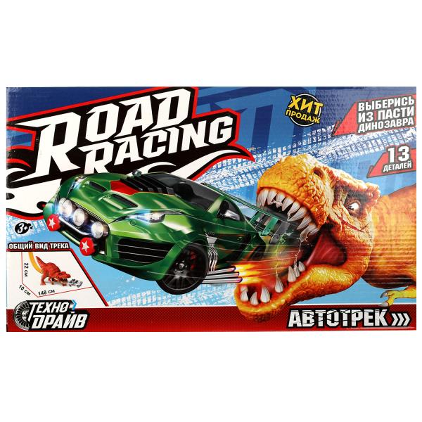 Dinosaure automobile, cor.40*24*6,5 cm, ТЕХНОДРАЙВ dans cor.2*24шт