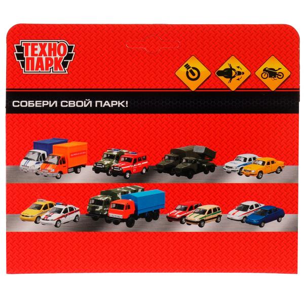 2004I099-R1Модель металл СПОРТБАЙК 11см, руль поворач, подвеска, подножка, кор. Технопарк в кор.5*48