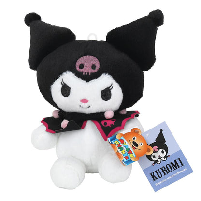 Игрушка мягкая Kuromi San RIO Kuromi 17см в черной шапочке, в пакете "МУЛЬТИ-ПУЛЬТИ" в кор.24шт
