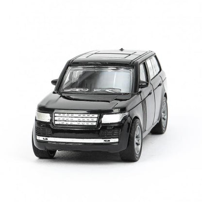 Machine en plastique LAND ROVER RANGE ROVER VOGUE 12 cm, argent, noir, couleur. Parc technologique en cor.2*120шт