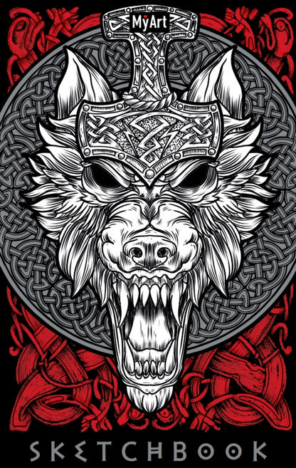 MyArt. СКЕТЧБУК. КЕЛЬТСКИЕ МОТИВЫ. Кельтский волк