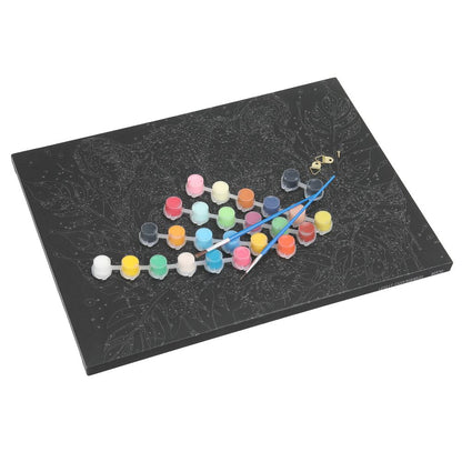 Étui en bois noir avec numéro 30*40 cm pour le téléphone portable en cor.24 pouces