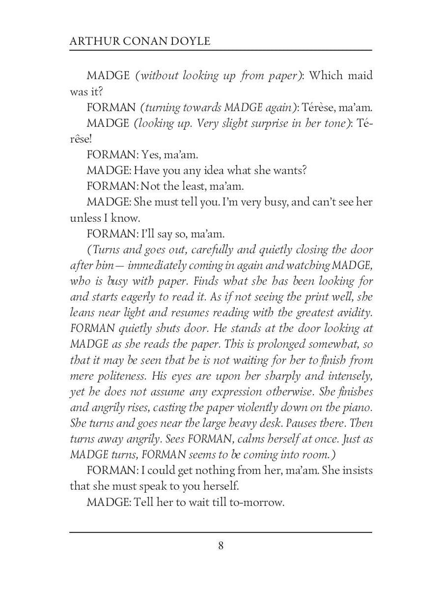 The Adventures of Sherlock Holmes VI. A Drama in Four Acts = Приключения Шерлока Холмса VI. Пьеса в четырех актах: на англ.яз
