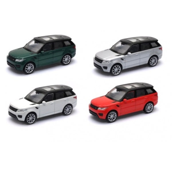 Машина металл 4.75" land rover range rover -sport инерц. открыв. двери в дисплее уп-12шт в кор.2*6уп