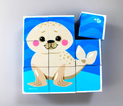 Кубики "На краю земли" (без обклейки) 9 шт Детские игрушки