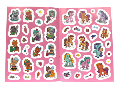 СИЯЮЩИЕ НАКЛЕЙКИ. ПУШИСТИКИ