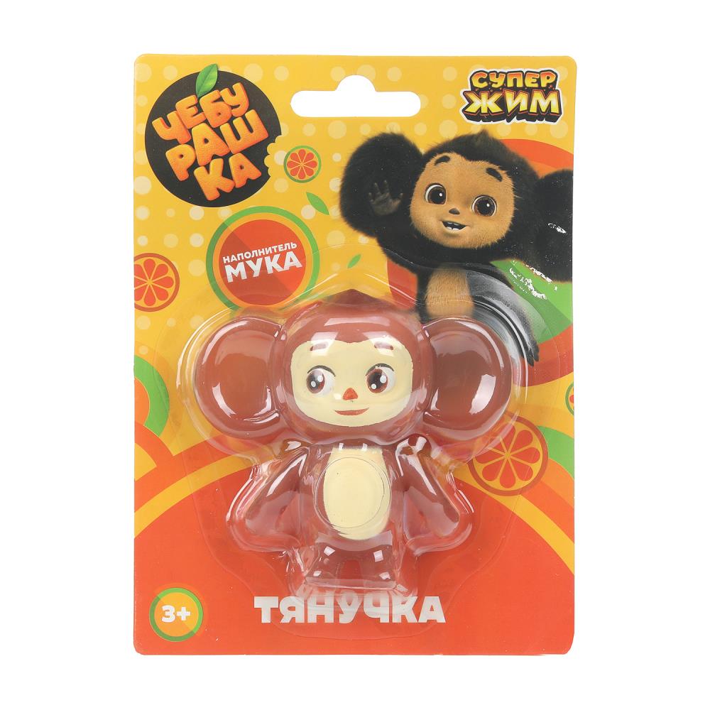 Игрушка-антистресс тянучка Чебурашка наполнение мука, блистер Супер Жим в кор.2*24шт