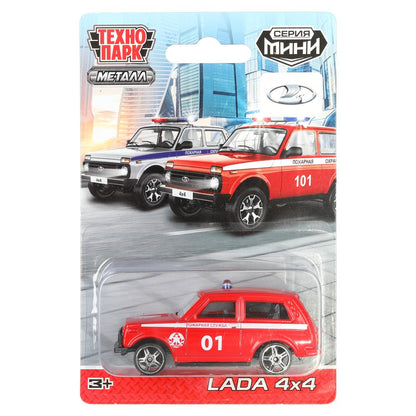 Машина металл СПЕЦТЕХНИКА 7,5 см, в ассортименте, блистер. Технопарк в кор.3*96шт