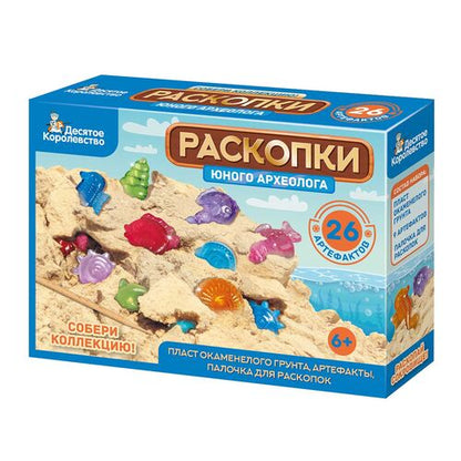 Раскопки "26 артефактов" (6 рыбок, 20 мелких ракушек)