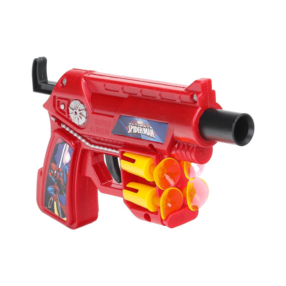 Бластер Человек-паук, мягкие пули, присоски, блистер 18,5*26,5*2см - в кор.2*120шт